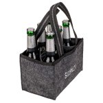 Flaschentasche Filztasche 6 Flaschen Flaschenhalter Bierträger Sixpack Männertasche