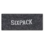 Flaschentasche Filztasche 6 Flaschen Flaschenhalter Bierträger Sixpack Männertasche