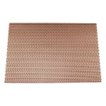 Tischset Kupfer PVC Platzset Rautemuster Fleckenschutz 44x30 cm abwaschbar