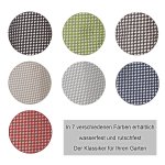 Tischdecke Gartentischdecke Karo Outdoor Weichschaum PVC rechteckig Terrasse Garten rutschfest wetterfest