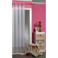 Vorhang Voile Luisa grün transparent Schlaufen...