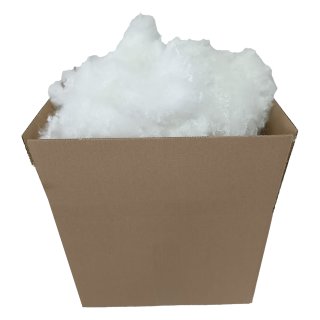 Füllwatte Kissenfüllung waschbar Füllmaterial Bastelwatte Polyesterhohlfaser extra flauschig Stopfmaterial
