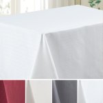 Tischdecke Punkte eckig fleckenabweisend bügelfrei Tischwäsche Mitteldecke pflegeleicht