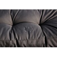 Palettensitzkissen 1 Set aus Rückenkissen und Sitzkissen Anthrazit 120x80 cm und 120x40 cm Outdoor Indoor