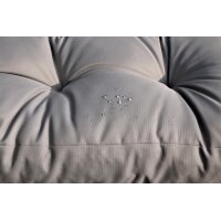 Palettensitzkissen 1 Set aus Rückenkissen und Sitzkissen Grau 120x80 cm und 120x40 cm Outdoor Indoor