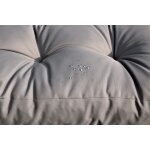 Palettensitzkissen 1 Set aus Rückenkissen und Sitzkissen Grau 120x80 cm und 120x40 cm Outdoor Indoor