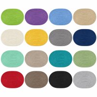 Platzset 4er Set oval 45x30 cm Platzdeckchen Tischset...