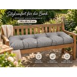 Bankauflage Sitzkissen 120x40 cm Outdoor Indoor