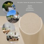 Tischdecke Leinenoptik 110x140 cm eckig beschichtet wasserabweisend Lotuseffekt fleckenabaweisend