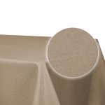 Tischdecke Leinenoptik 110x140 cm eckig beschichtet wasserabweisend Lotuseffekt fleckenabaweisend