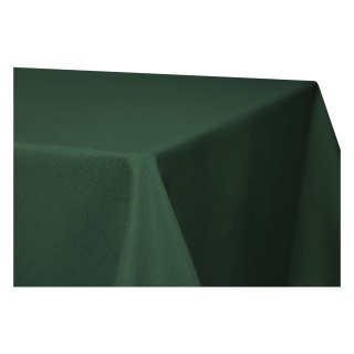 Tischdecke Leinenoptik 110x140 cm eckig Dunkelgrün beschichtet wasserabweisend Lotuseffekt fleckenabaweisend
