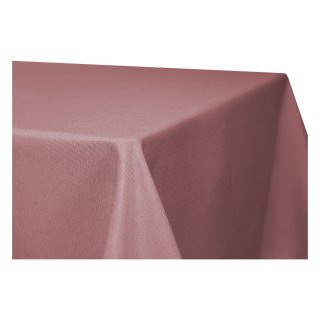 Tischdecke Leinenoptik 110x140 cm eckig Altrosa beschichtet wasserabweisend Lotuseffekt fleckenabaweisend