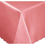 Tischdecke 110x110 cm rosapink eckig Mitteldecke Punkte b&uuml;gelfrei fleckenabweisend