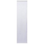 Fl&auml;chenvorhang wei&szlig; halb transparent 60x245 cm Schiebegardine Wildseide Optik Vorhang