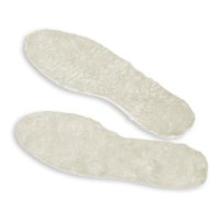 Einlegesohle Schuh Einlage naturwarm durch Schafwoll...