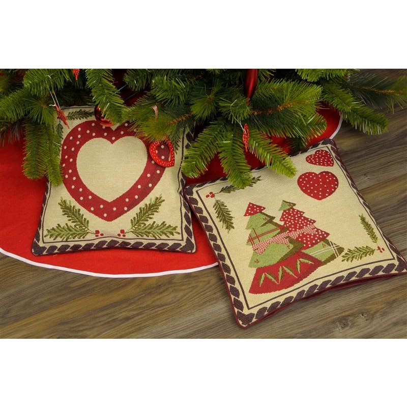 Kissenhülle Advent Weihnachten Kissenbezug Dekokissen ca. 40x40 cm, 2, 5,99 €