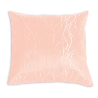 Kissenhülle #257 Damast Streifen 50x50cm rosa pastell