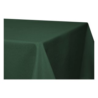 Tischdecke 160x360 cm grün dunkel eckig beschichtet Leinenoptik wasserabweisend Lotuseffekt
