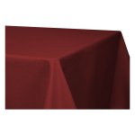 Tischdecke 160x400 cm bordeaux eckig beschichtet Leinenoptik wasserabweisend Lotuseffekt