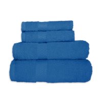 16x21 cm Waschhandschuh blau 100% Baumwolle 500g/m² Qualität