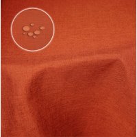 Tischdecke 160x260 cm terracotta oval beschichtet...