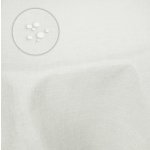 Tischdecke 160x260 cm weiß oval beschichtet Leinenoptik wasserabweisend Lotuseffekt