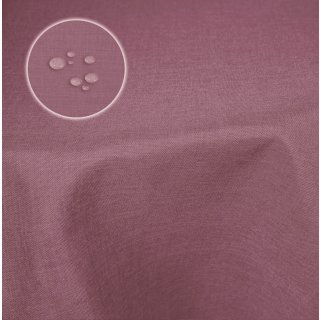 Tischdecke 160x260 cm flieder oval beschichtet Leinenoptik wasserabweisend Lotuseffekt