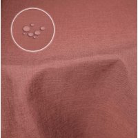 Tischdecke 160x260 cm altrosa oval beschichtet...