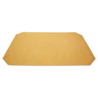 Tischset gelb 35x50 cm Leinenoptik Stoff Platzset beschichtet