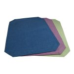 Tischset gelb 35x50 cm Leinenoptik Stoff Platzset beschichtet