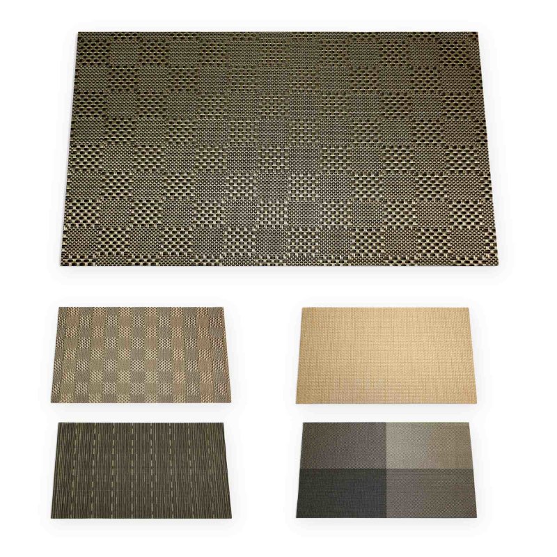 Platzset edel Muster geflochten eckig 30x45 Tischset Untersetzer Plat, 1,95 €