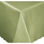 Tischdecke 135x180 cm lindgrün eckig Mitteldecke Punkte bügelfrei fleckenabweisend