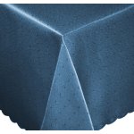 Tischdecke 135x200 cm königsblau eckig Mitteldecke Punkte bügelfrei fleckenabweisend
