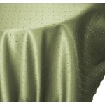 Tischdecke 160x260 cm lindgrün oval Mitteldecke Punkte bügelfrei fleckenabweisend