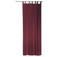 Vorhang burgund 140x245 cm transparent Schlaufen Gardine...