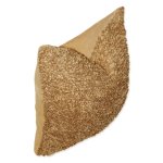 Kissenbezug 60x60 cm beige Chenille Kissenhülle Deko Couch Kissen mit Reißverschluss