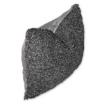 Kissenbezug 60x60 cm grau Chenille Kissenhülle Deko Couch Kissen mit Reißverschluss