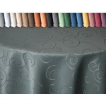 Tischdecke 110x180 cm eckig damast Ornamente Mitteldecke bügelfrei fleckenabweisend