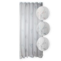Vorhang Gardine Voile Kräuselband 140x245 Dekoschal...