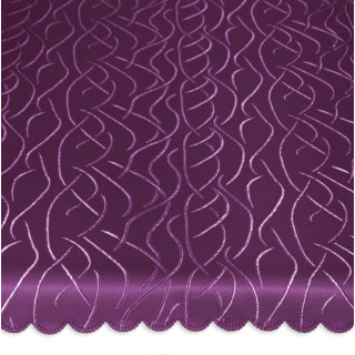 Mitteldecke eckig 110x110 cm Tischdecke Struktur damast Streifen bügelfrei fleckenabweisend lila