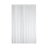 Voile Dekoschal Gardine Emotion weiß Organza Vorhang Kräuselband  weiß