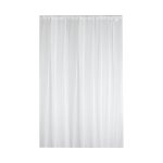 Voile Dekoschal Gardine Emotion weiß Organza Vorhang Kräuselband  weiß