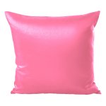 Kissenhülle Wildseide Optik uni 50x50 cm rosa