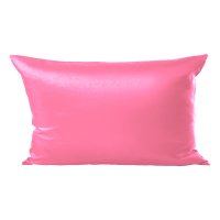 Kissenhülle Wildseide Optik uni 30x50 cm rosa