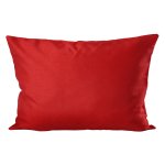 Kissenhülle Wildseide Optik uni 40x60 cm rot