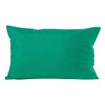 Kissenhülle Wildseide Optik uni 40x60 cm jade grün