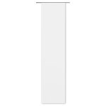 Schiebegardine Seidenglanz weiß ca. 58x245 cm