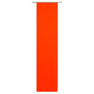 Schiebegardine Seidenglanz orange ca. 58x245 cm