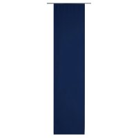 Schiebegardine Seidenglanz blau dunkel ca. 58x245 cm