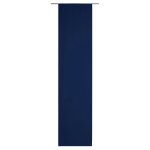 Schiebegardine Seidenglanz blau dunkel ca. 58x245 cm